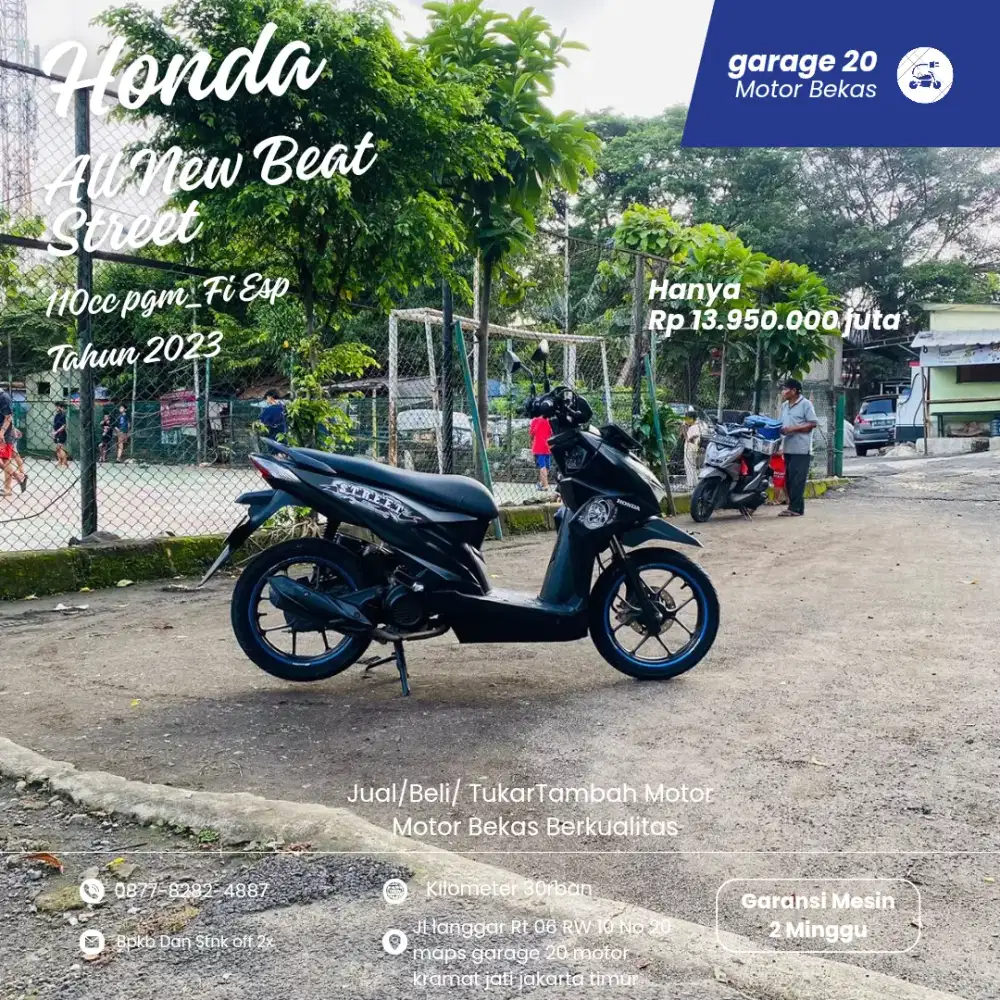 Honda All New Beat Street 110cc Pgm_Fi Esp Tahun 2023
