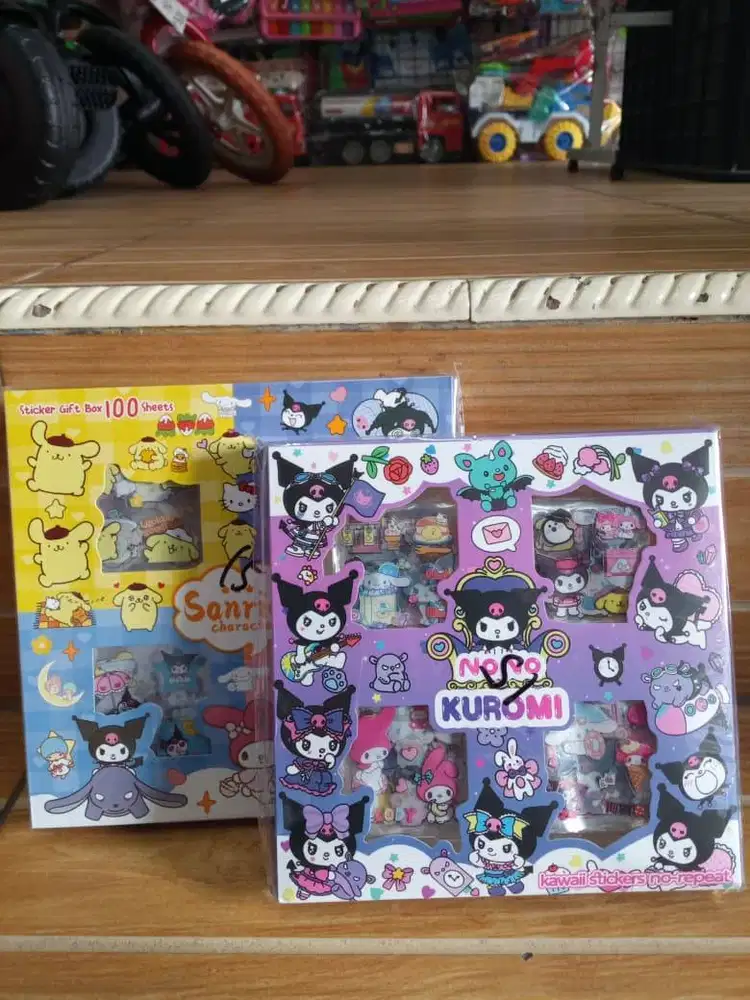 mainan anak stiker box isi 100