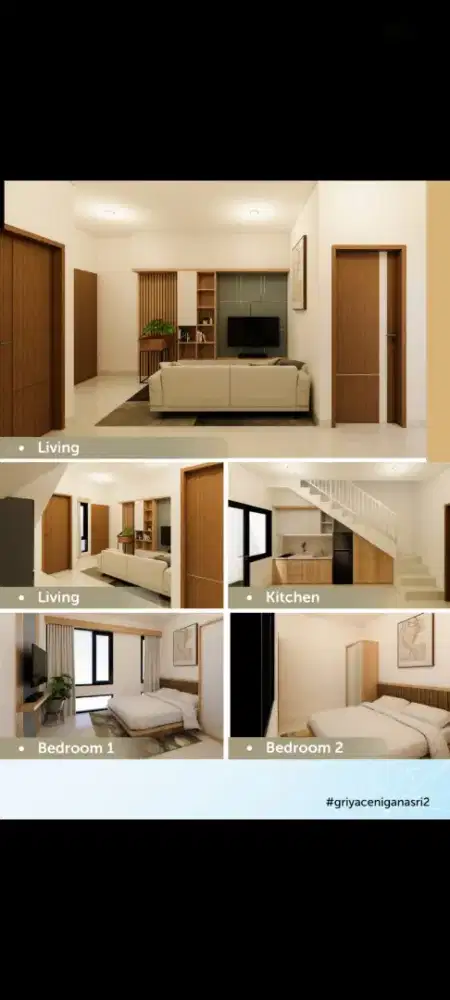 Di jual rumah baru on progres sisa 2 unit