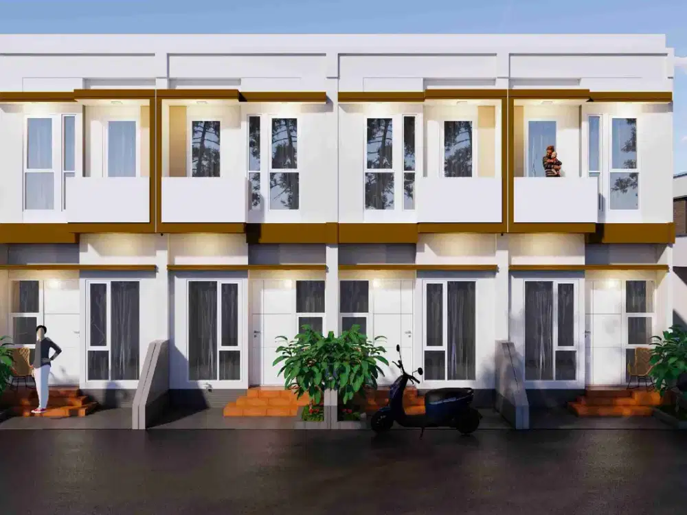 Cluster kayu manis rumah baru 2lantai SHM konsep apartment house jaktim