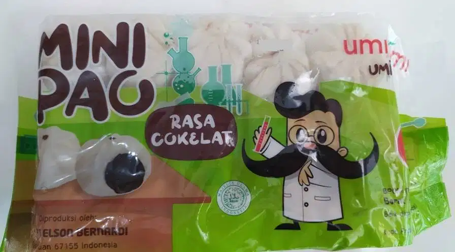 Umiami Minipou Coklat 465 Gram Isi 30 Pcs