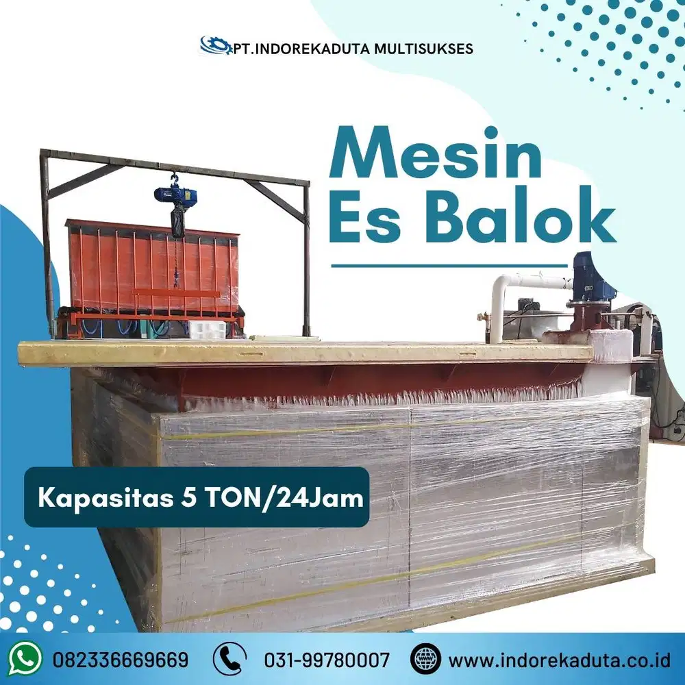 MESIN ES BALOK KAPASITAS 5 TON