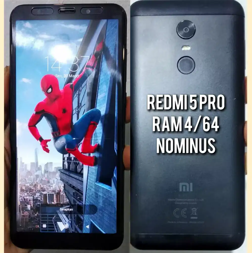 Redmi 5 pro ram 4/64 mulus nominus cod kranji