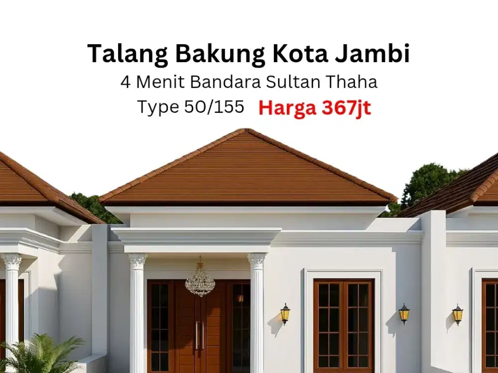 Rumah Talang Bakung Kota Jambi Dekat Bandara