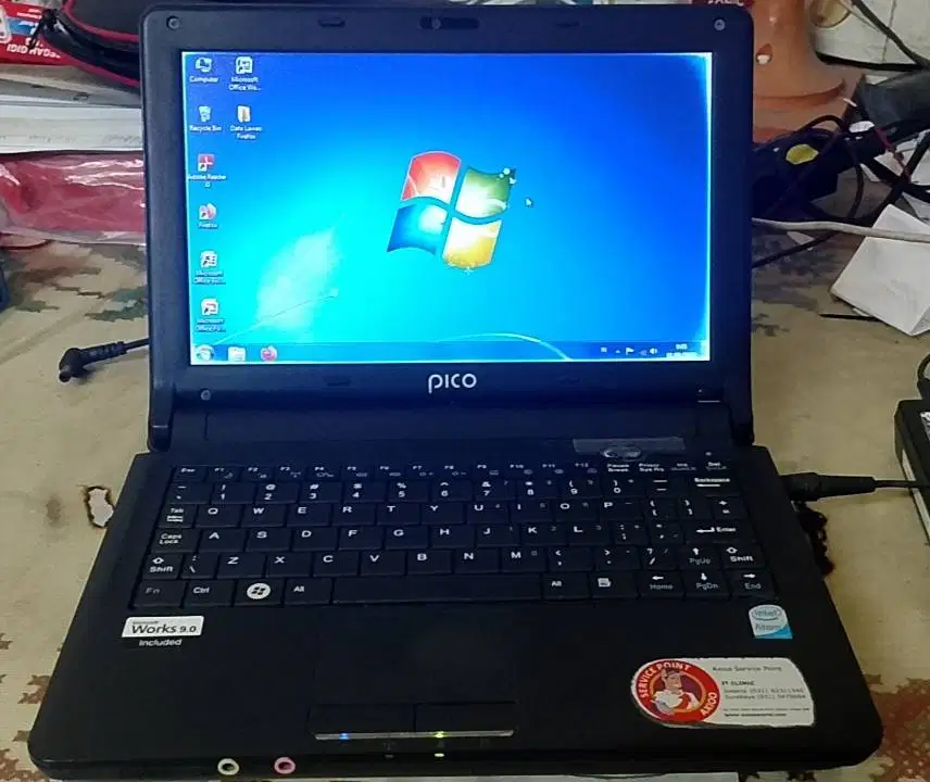 Jual laptop Axio Pico 10 inch. RAM 2, HDD 250.
