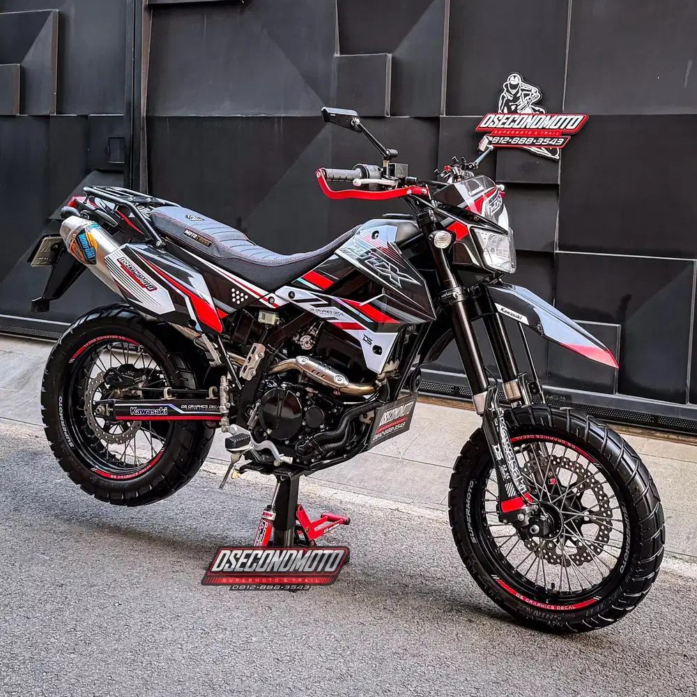 KLX 250 SUPERMOTO‼️ D TRACKER SIAP TOURING RALLY ADVENTURE TRAIL