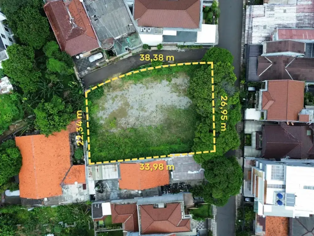 KESEMPATAN LANGKA! AMANKAN ASSET TANAH LUAS DI TEBET UNTUK TOWNHOUSE IMPIAN ANDA