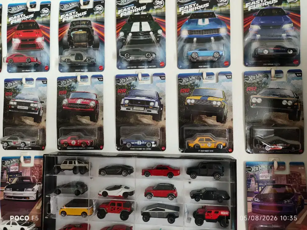 1 Set Diecast Hotwheels seri Rally Set 5 Pcs