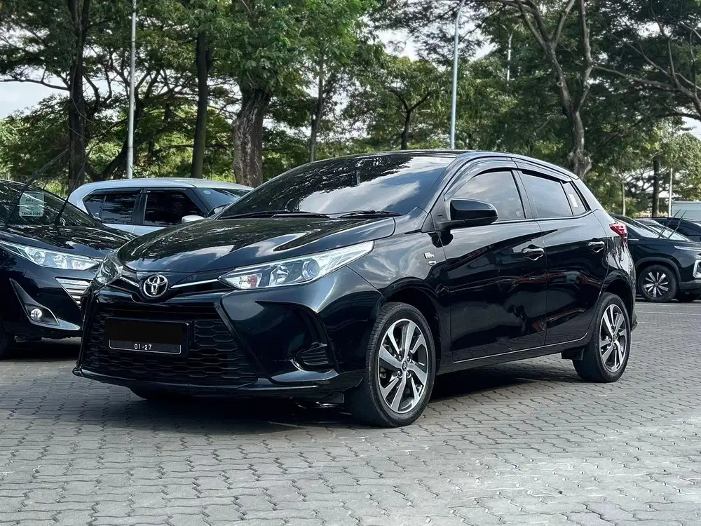 TOYOTA YARIS G 1.5 AT MATIC 2021 HITAM, KM 23RB