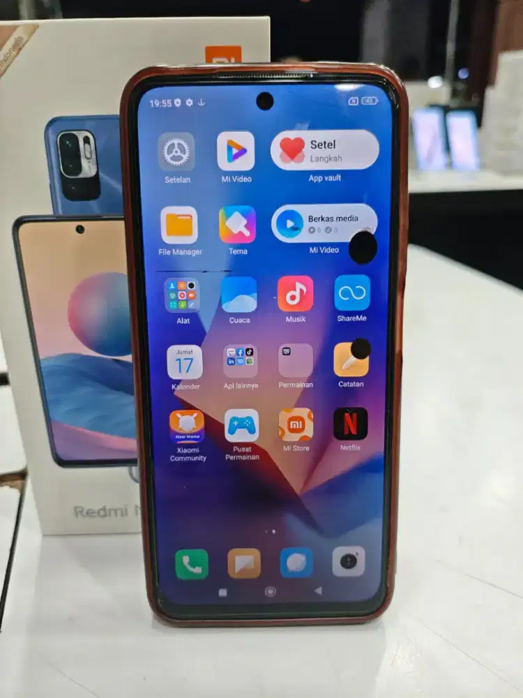 Second Xiaomi Note 10 5G 8/128GB Lengkap, lcd bintik hitam