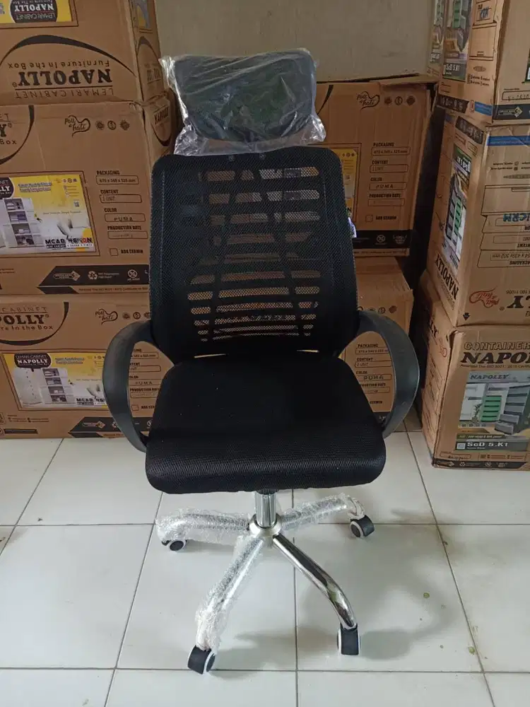 KURSI JARING RODA HEADREST