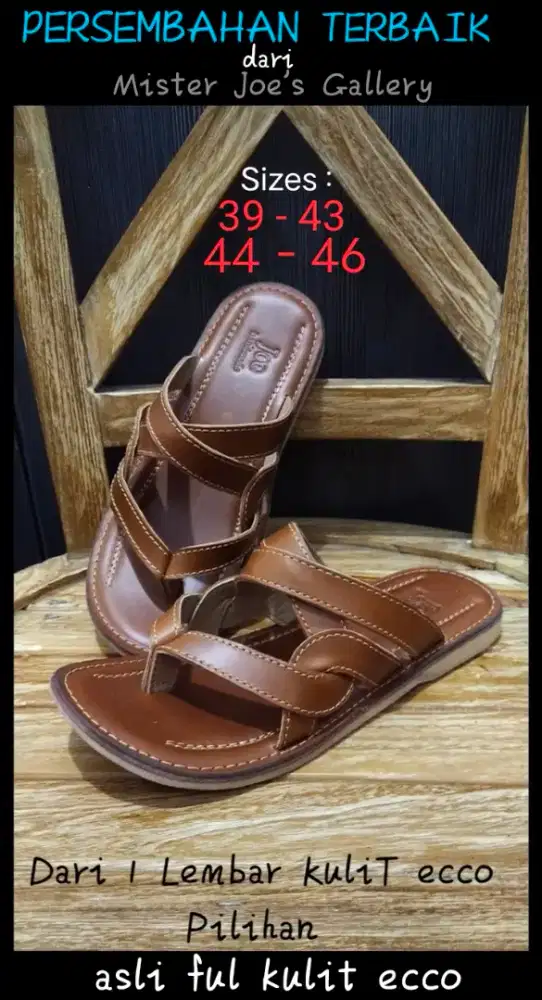 Joe#Asli FUL KULIT ecco, Elegan, Eksklusif, KuaT, & Super Nyaman