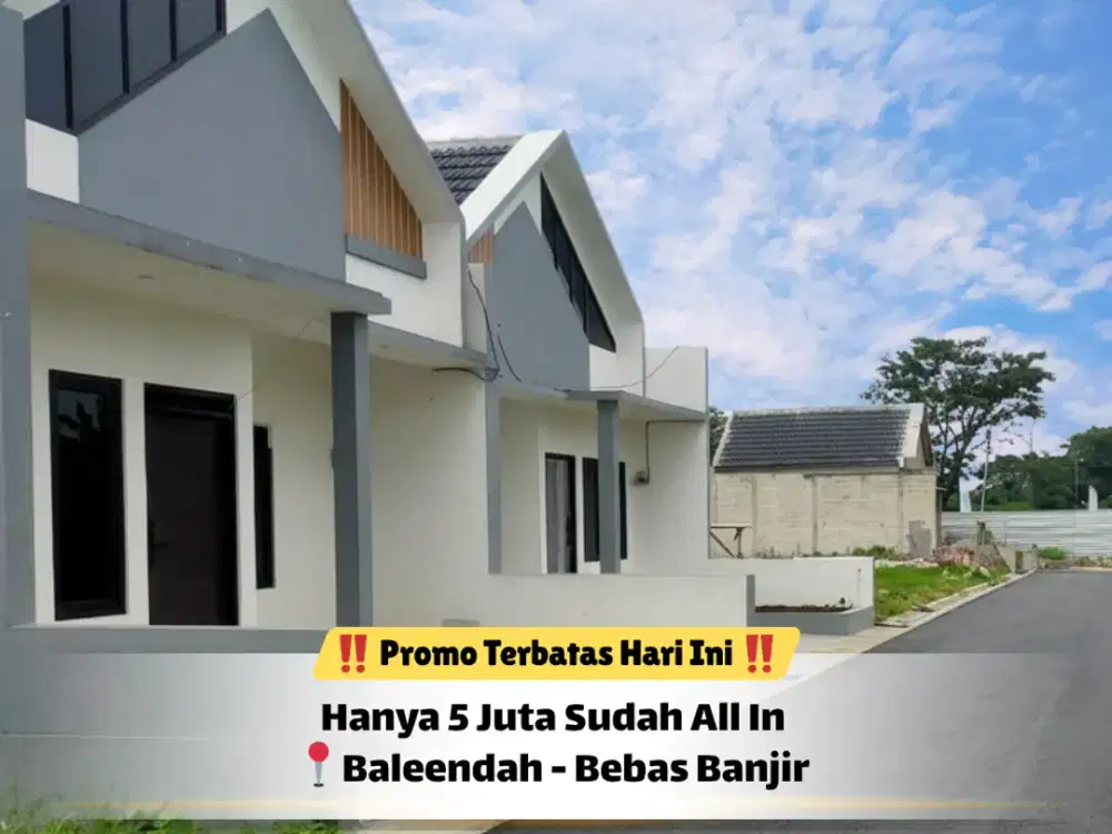 Rumah 2KT Promo 5 Juta All In Bandung