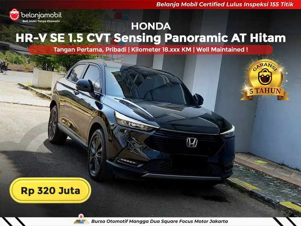[ GARANSI 5TH ] Honda HRV HR-V HR V SE 1.5 Sensing Panoramic 2024 2025