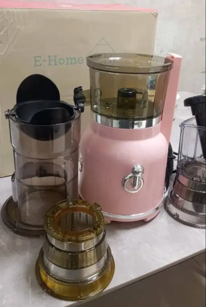 E-Home SLOW JUICER 99% FRUIT JUICE PENGEKSTRAK BUAH/ALAT PERAS 55RPM