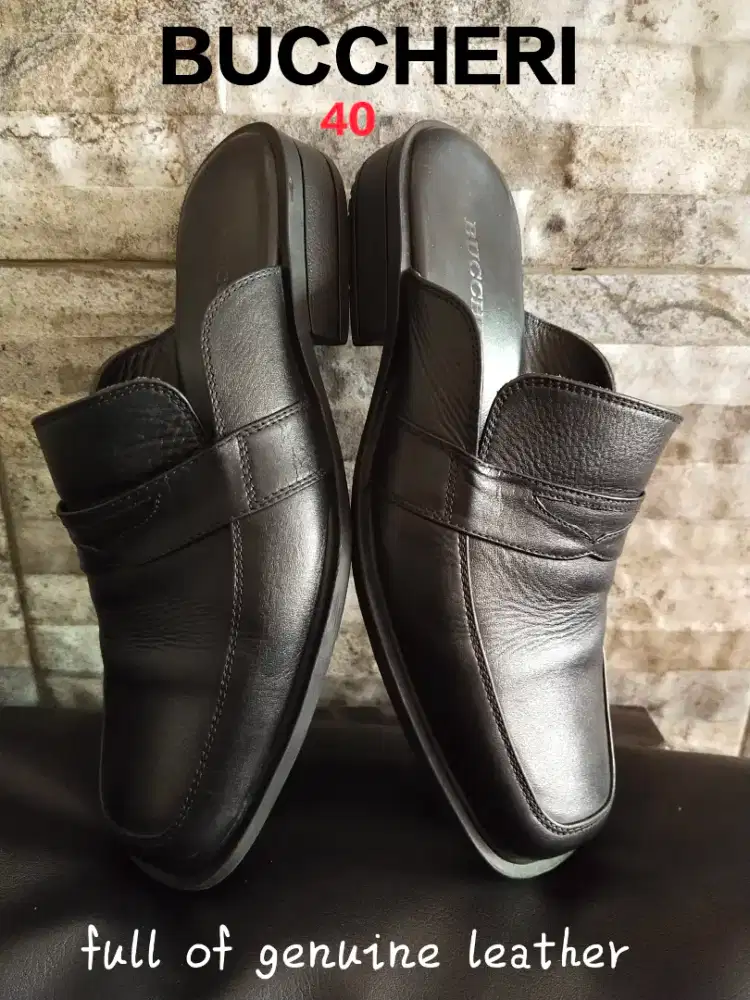 BUCCHERI 40, Sepatu SandaL Asli FuL KuliT, Elegan, Eksklusif, & Nyaman