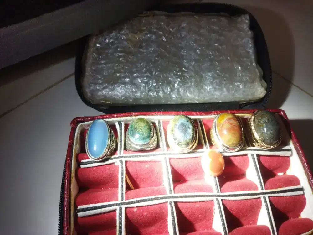 Cincin borongan Garut Baturaja sisik naga angka 8