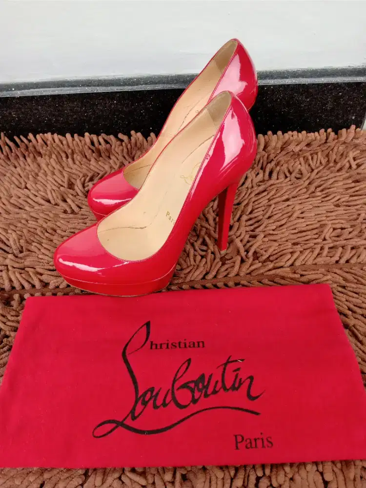 Christian Louboutin Authentic Red heels 13cm size 36cm