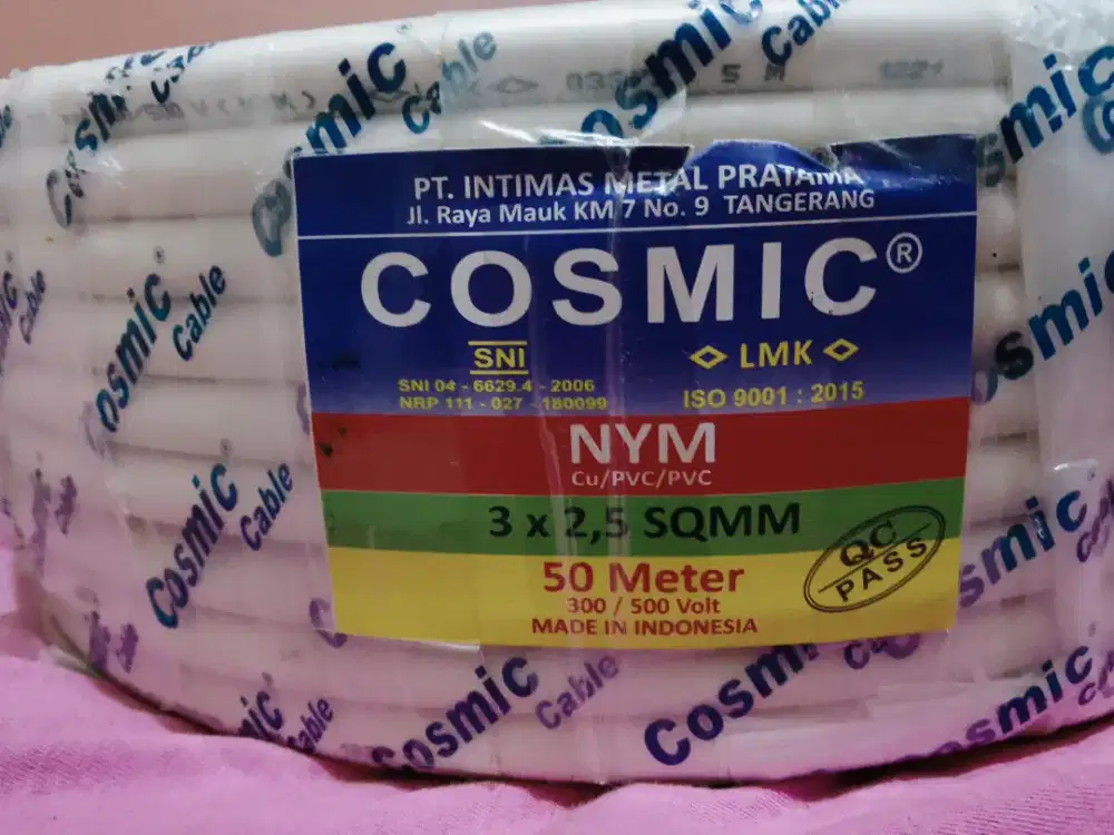 Kabel Listrik Cosmic 3x2,5 50m