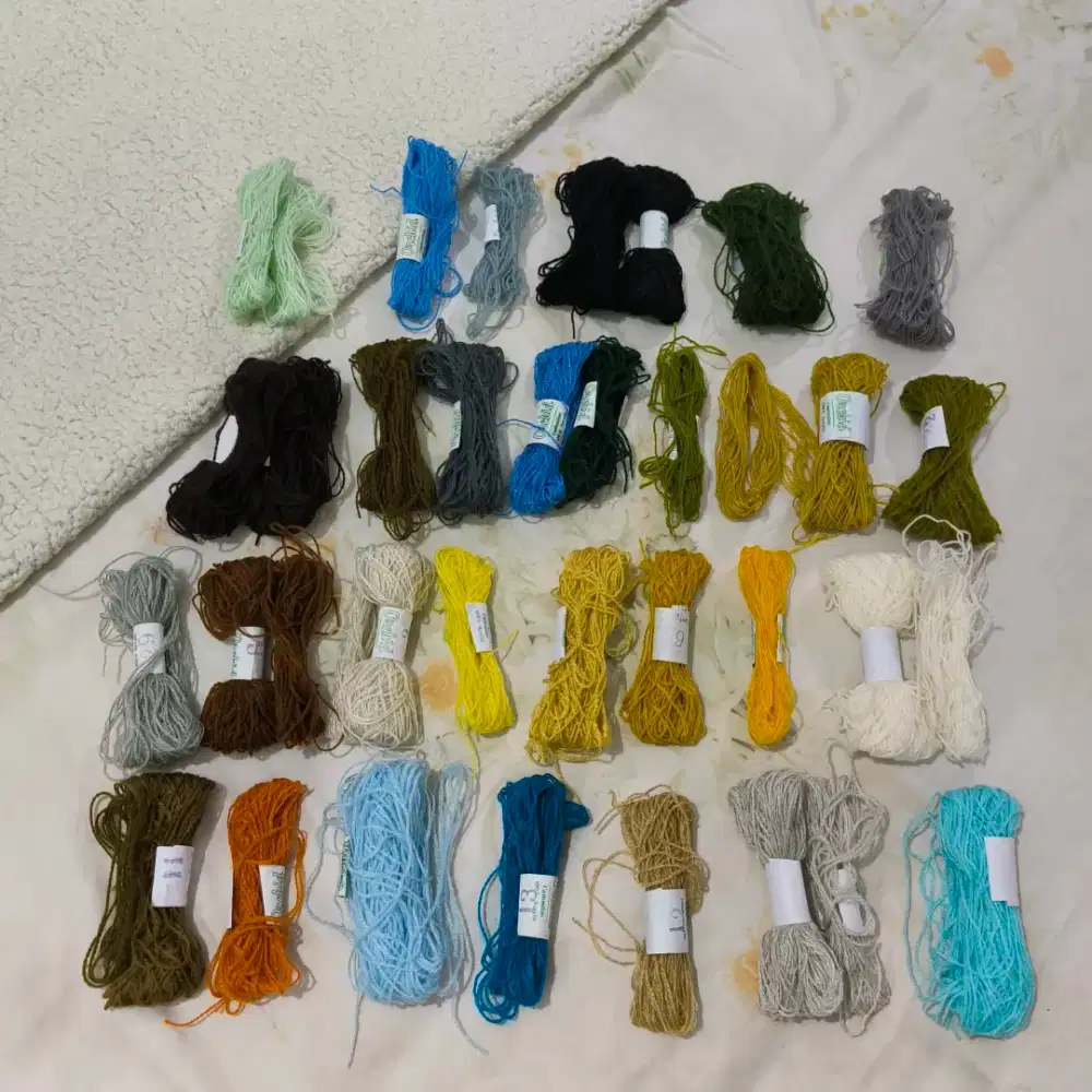 29 Warna Benang Sulam Kristik Sulaman Cruissteek Kain Strimin