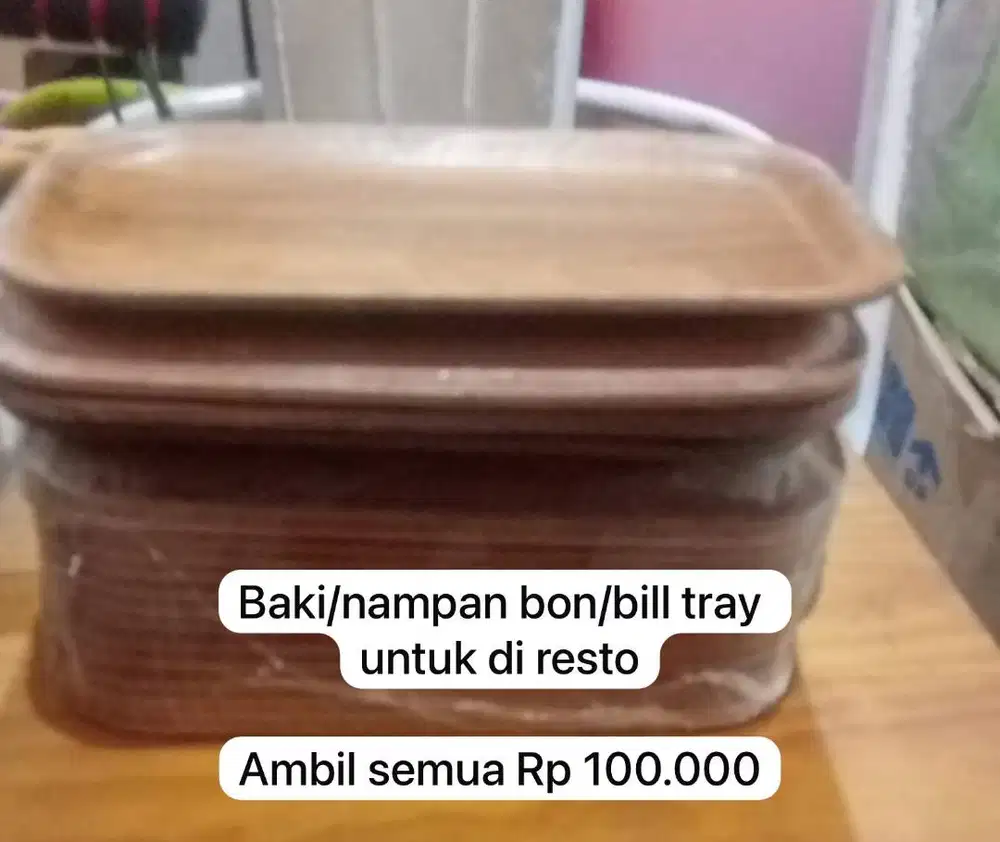 DIJUAL NAMPAN / BAKI BON (RECEIPT) RESTORAN
