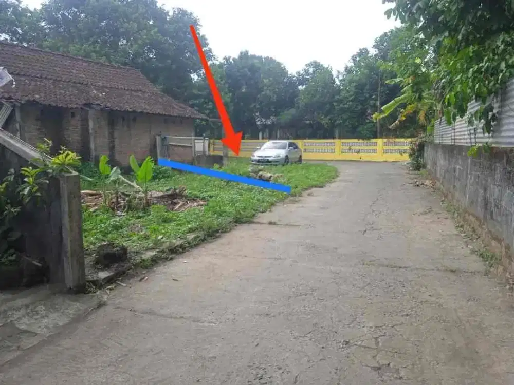 Dijual Tanah Pekarangan Kosong di dekat Kampus Unisa Gamping Sleman