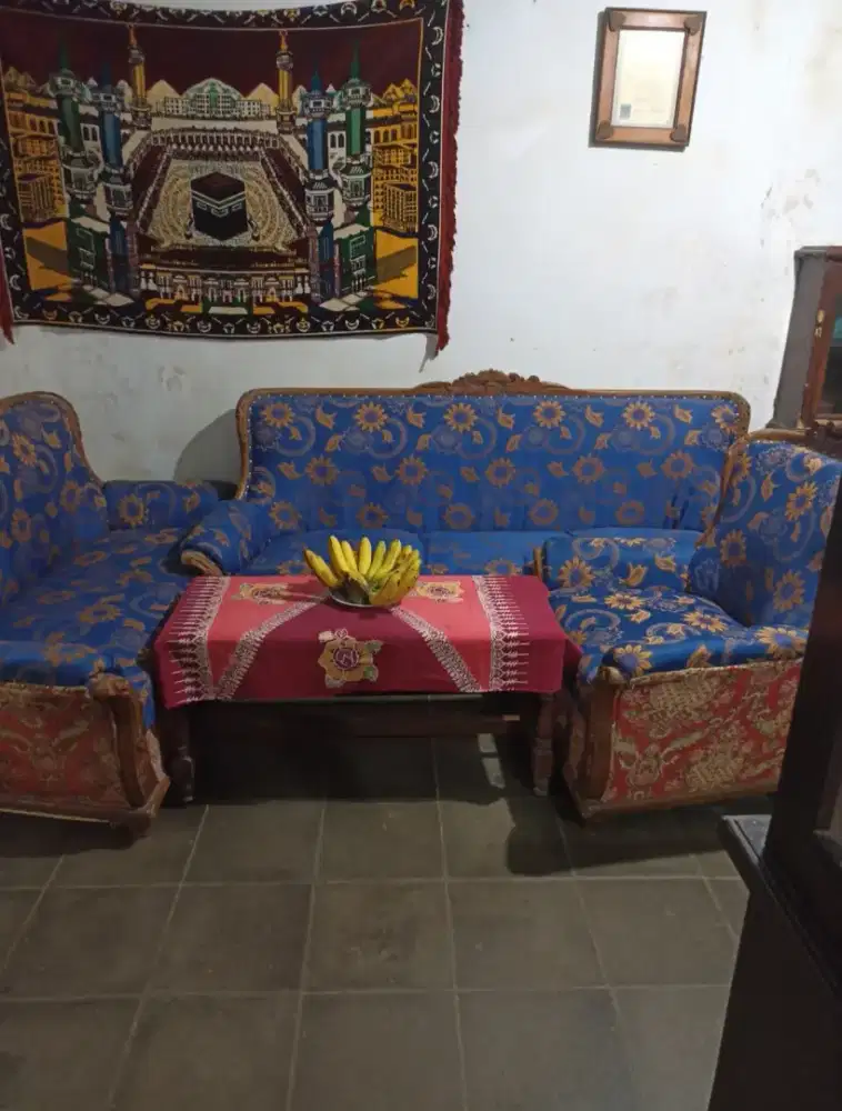 Kursi kayu jati + busa
