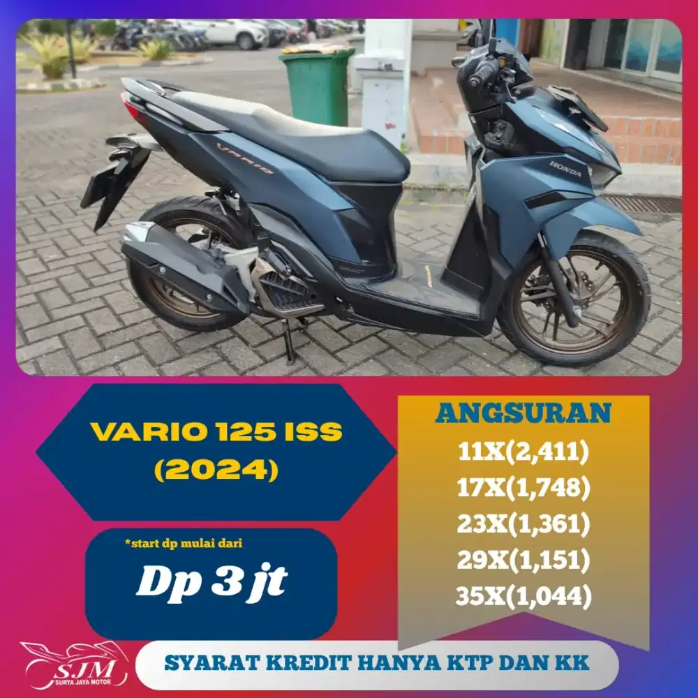 HONDA VARIO 125 CBS ISS 2024 MESIN HALUS