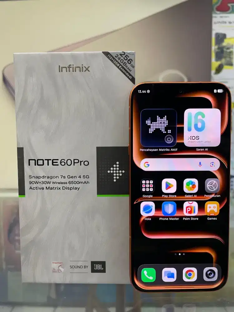 INFINIX NOTE 60 PRO 5G 12+12/256GB FULLSET ORI GARANSI 11 BULAN