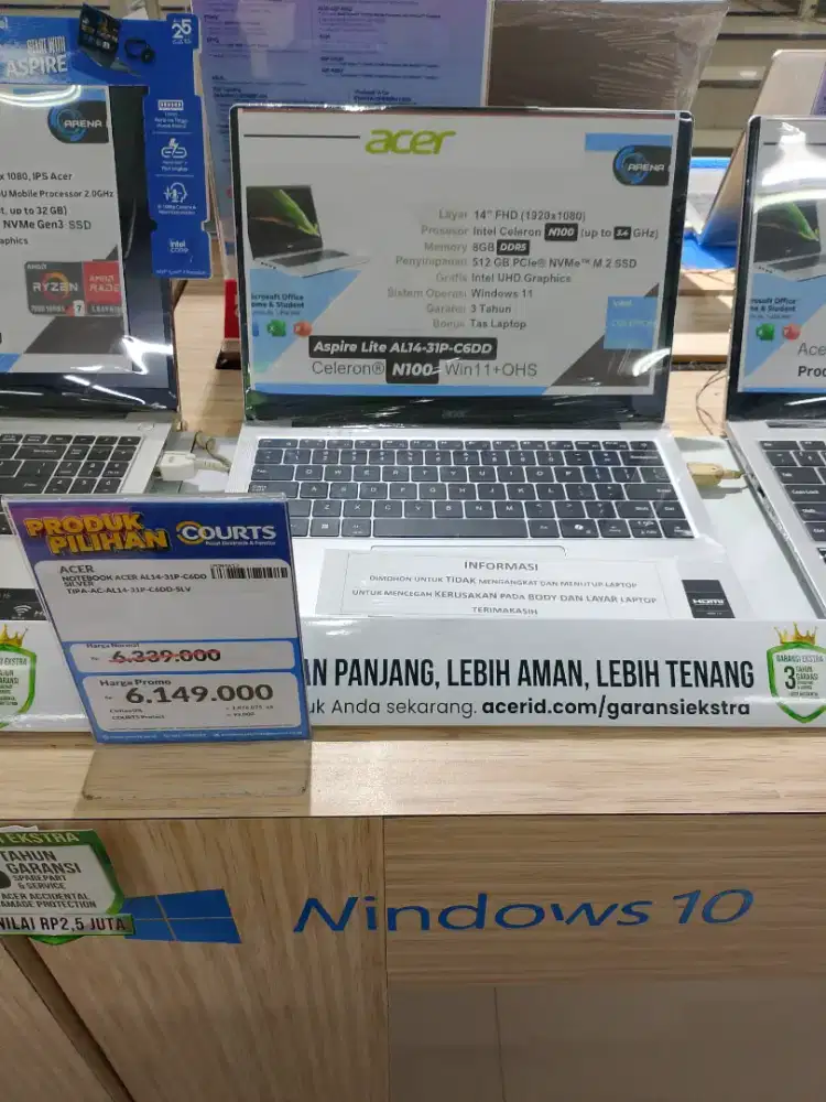 NOTEBOOK ACER SILVER