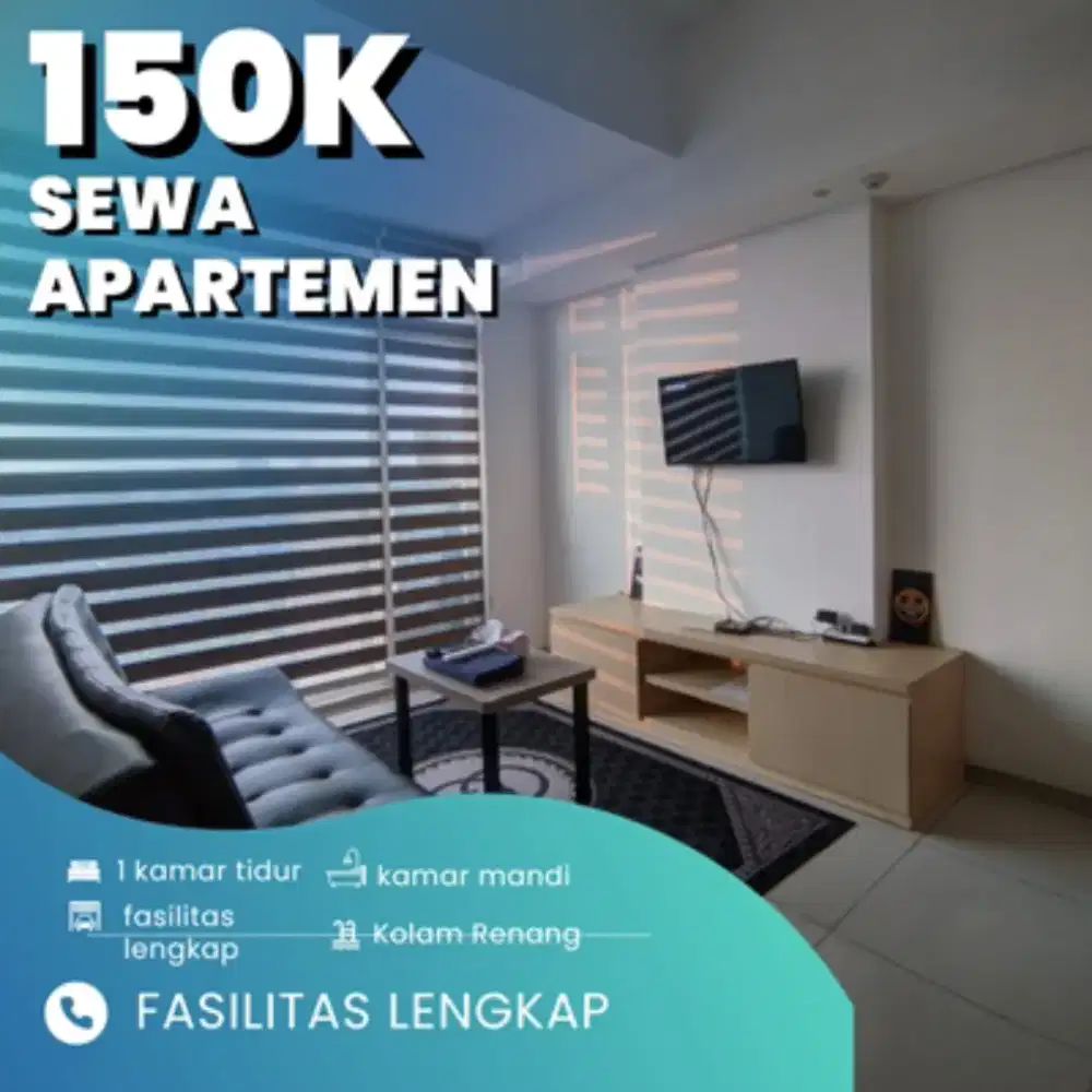 Apartemen Collins Boulevard sewa Harian/Transit Tangerang Termurah