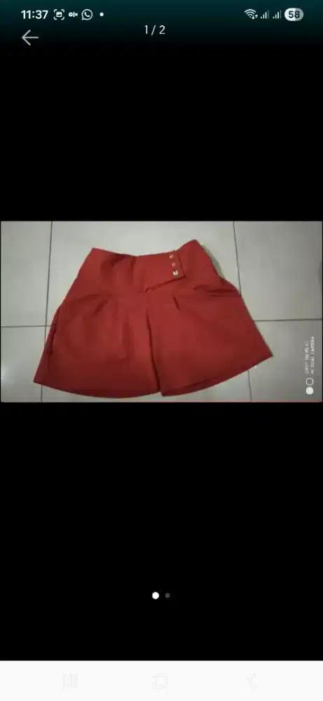 Celana pendek keren, belakang karet bisa distell