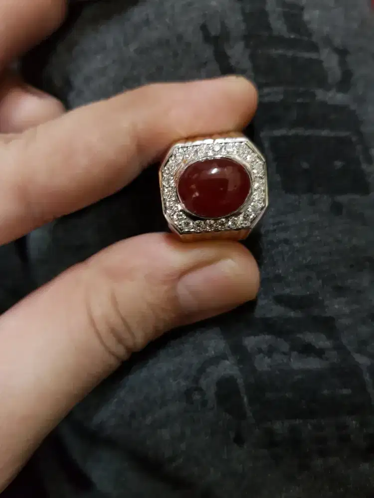 giok merah burma grade A 5,8crat