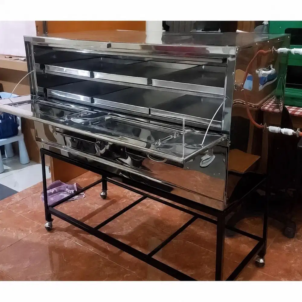JUAL MURAH OVEN GAS STAINLESS UK 135x55x70 (Like New)