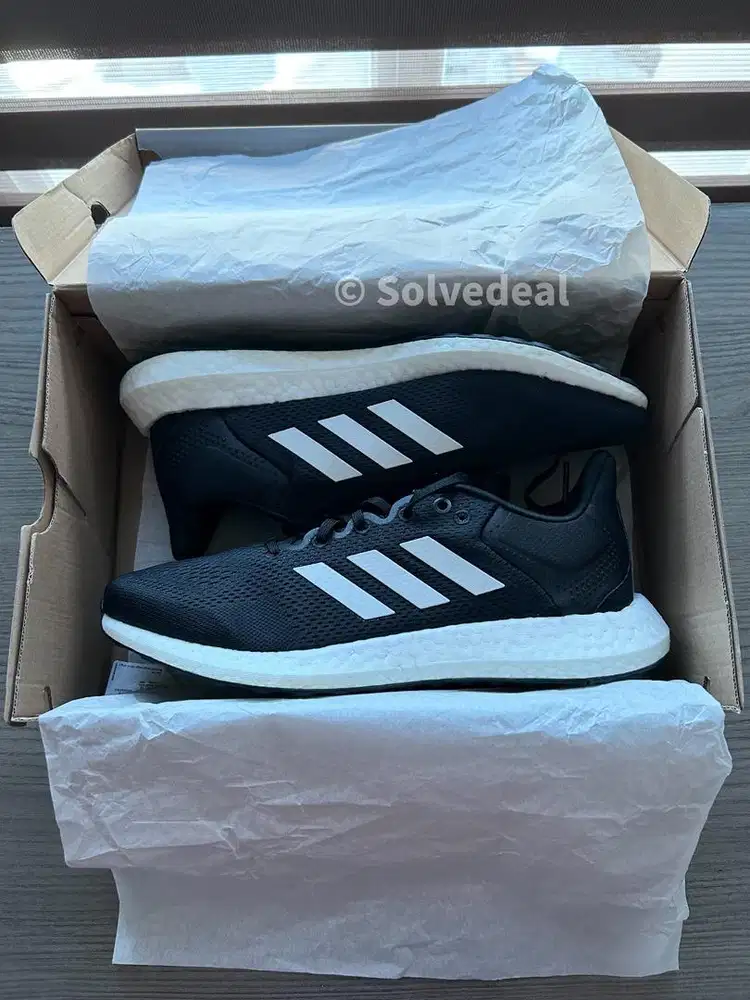 Sepatu Running Adidas Pureboost 21 Black Original