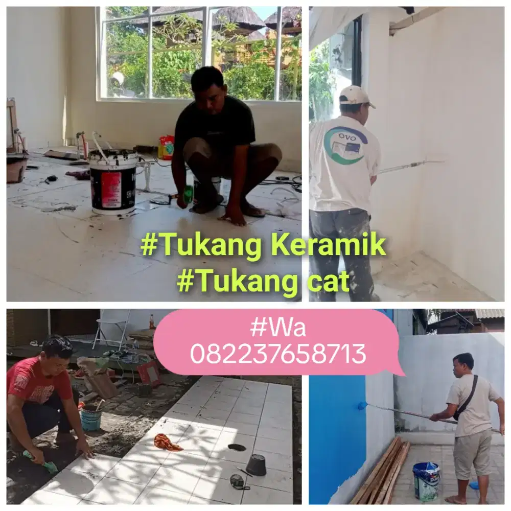 Tukang keramik dan cat