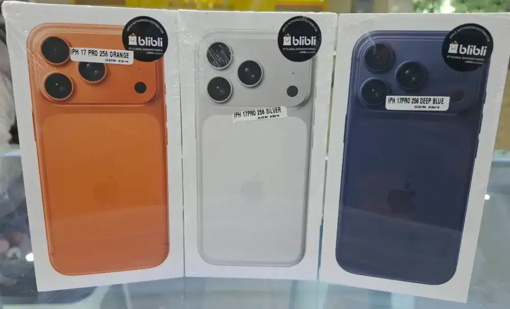 Iphone 17 Pro 256Gb/512Gb/1Tb Resmi Kredit Free 1x cicilan