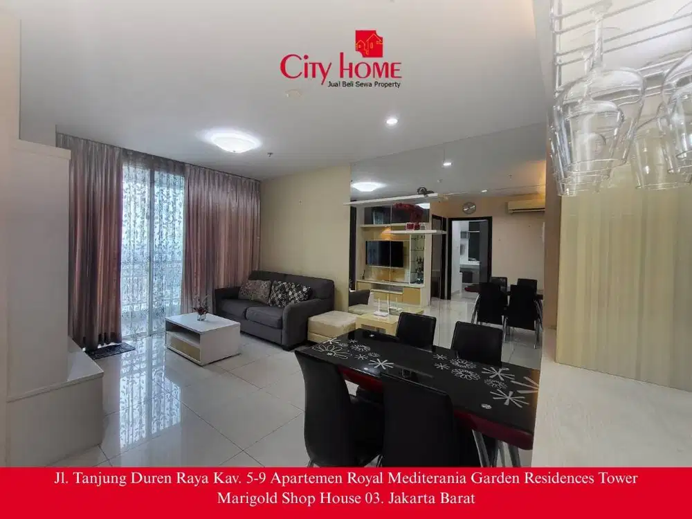 DIJUAL CENTRAL PARK RESIDENCE – 2+1BR FULL FURNISHED