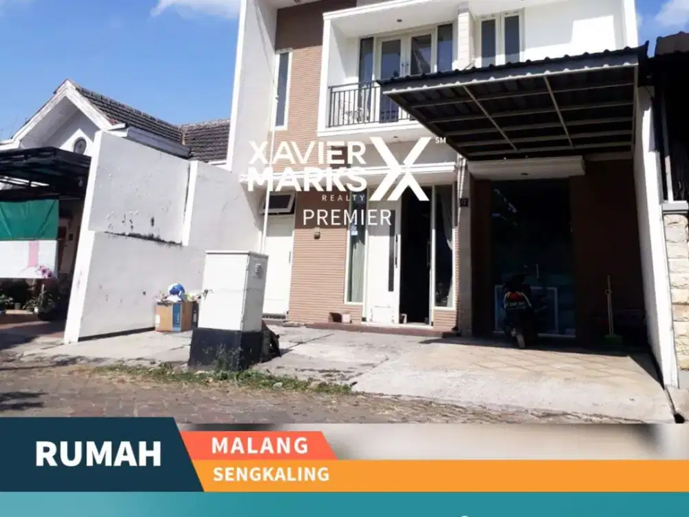 Dijual Rumah Bagus Semi Furnished Dekat ke Batu di Sengkaling Malang