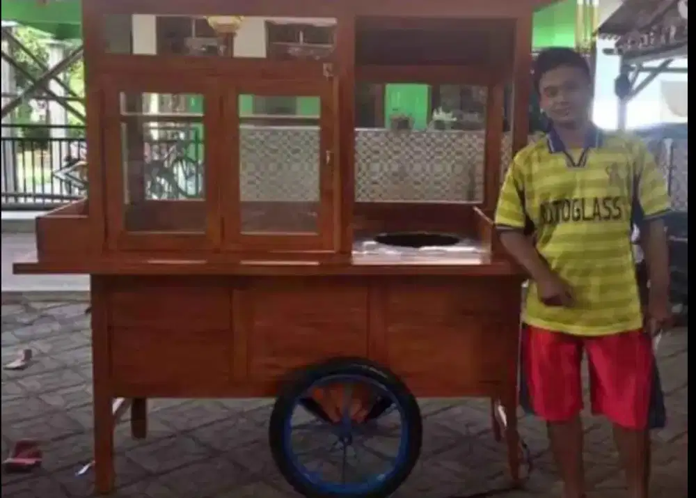 JUAL GEROBAK BUBUR AYAM PEMBAYARAN COD GRATIS ONGKIR