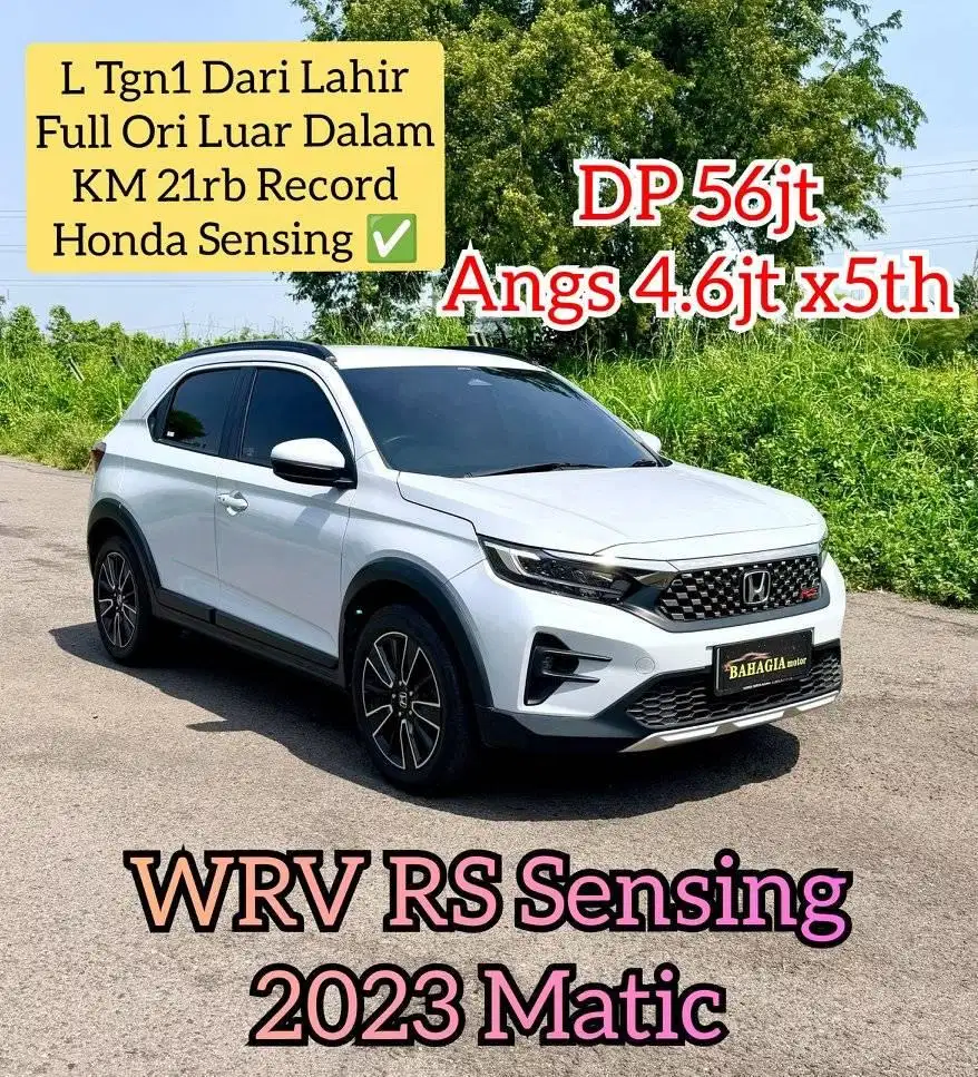 (Barcode Ada) WRV RS Sensing 2022 Putih Plat L Matic 2023 KM Low HRV