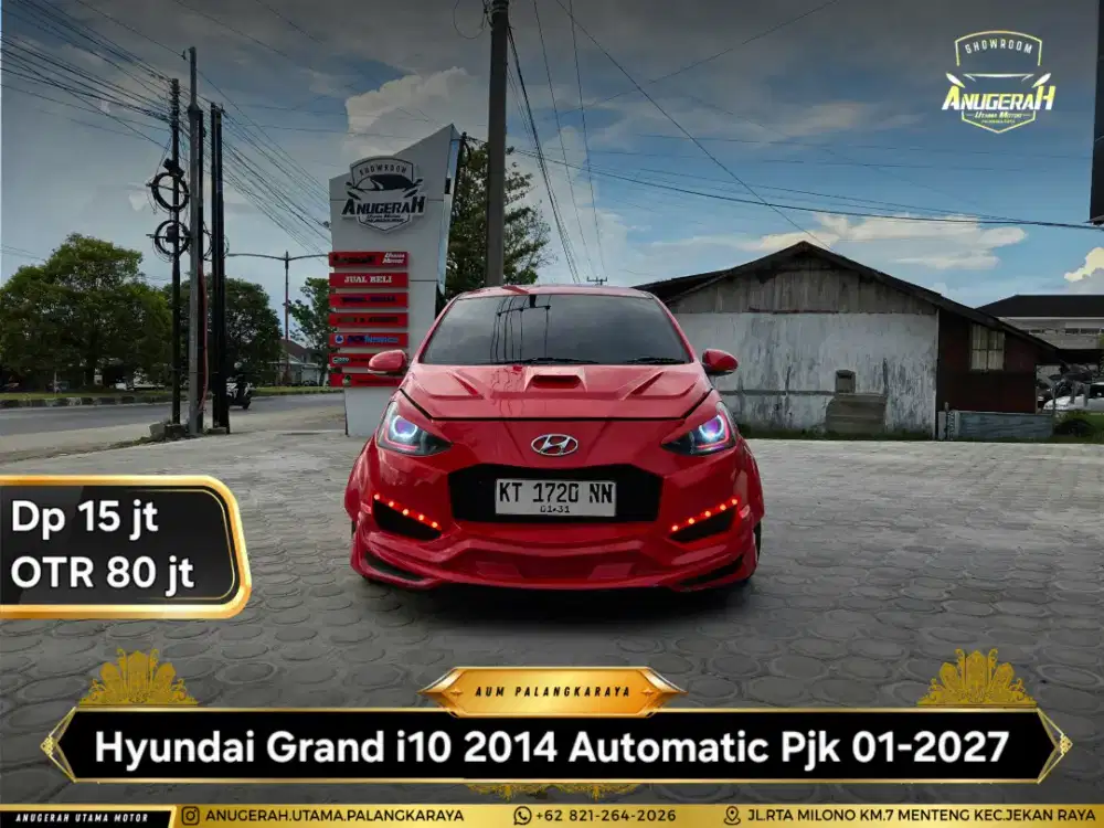 Dp 15jt Hyundai Grand i10 Full Modif 2014 Automatic Pjk 01-2027