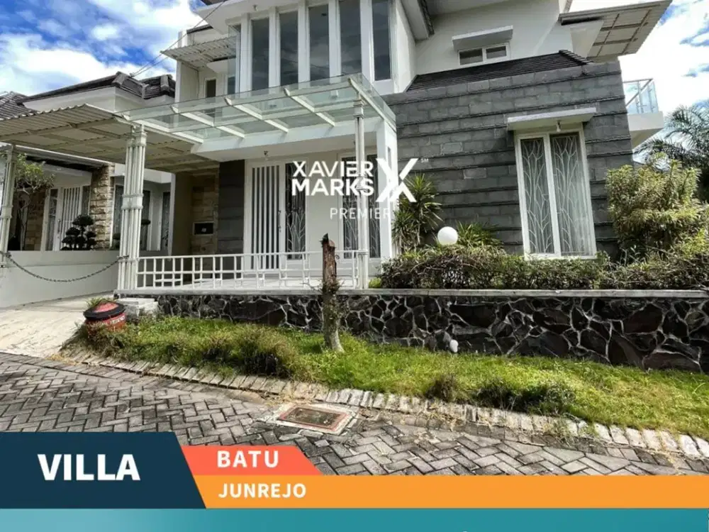 Dijual Villa Furnished Junrejo Batu One Gate System dekat JTP3 di