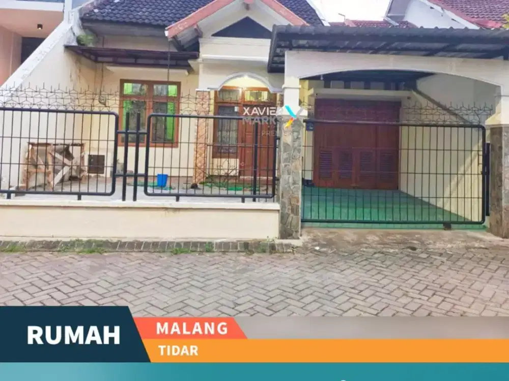 Disewakan Rumah Furnished di Tidar Bawah Malang Tinggal Huni