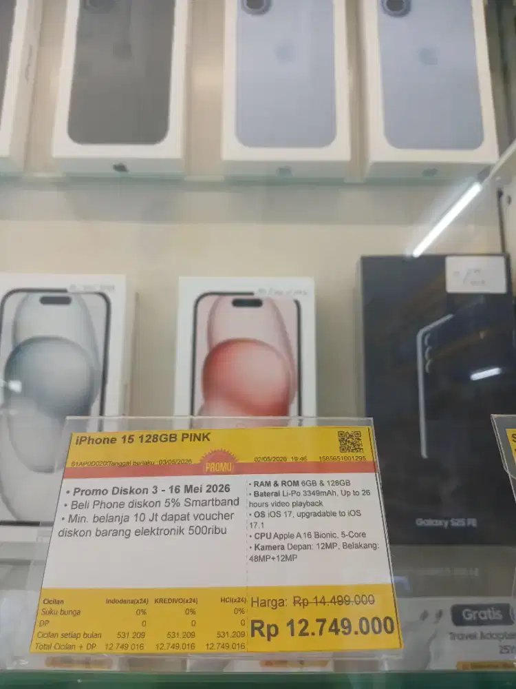 IPHONE 15 CICILAN TANPA BUNGA