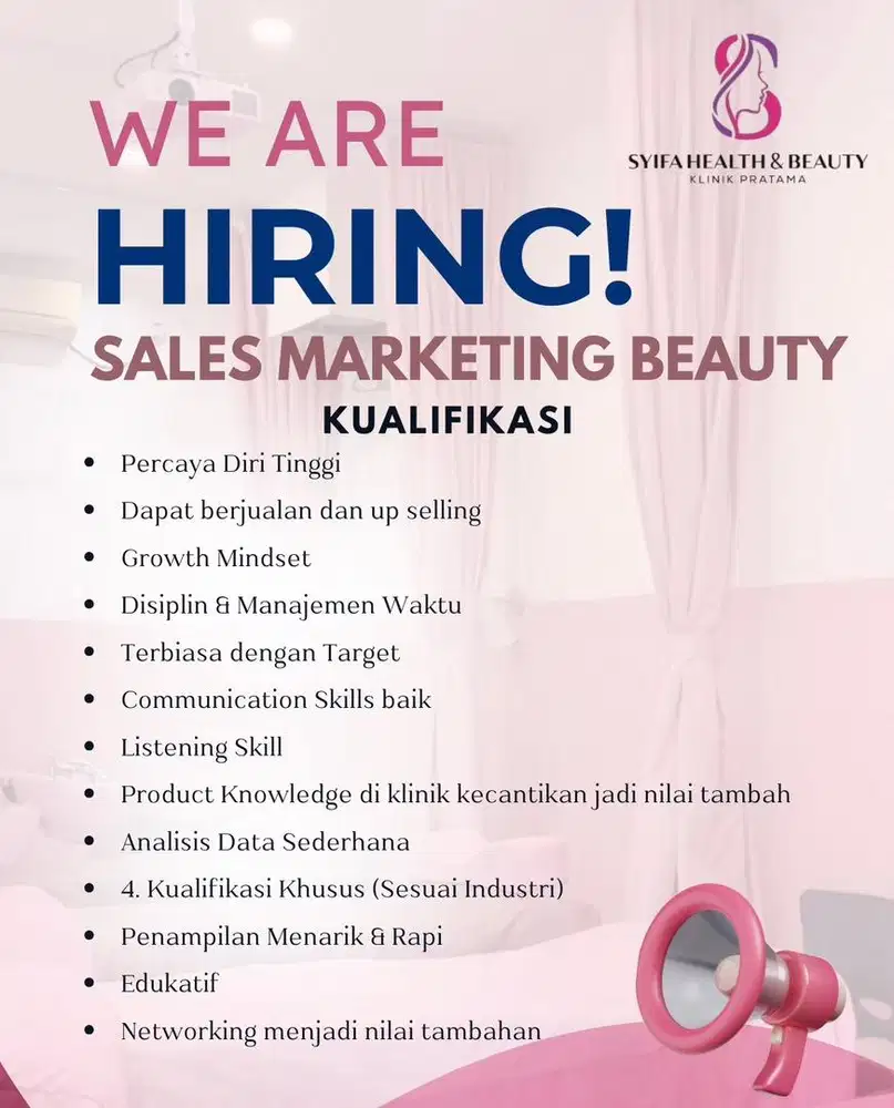 LOWONGAN PEKERJAAN | SALES MARKETING | PAMULANG | CISAUK