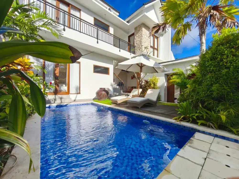 Disewakan Villa Modern 3 BR Fully Furnished Lokasi Tenang di Kampial, Nusa Dua.