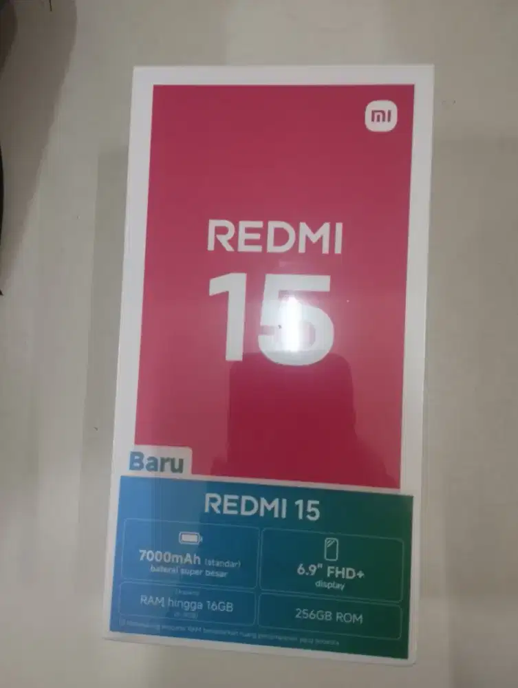 Redmi Note 15 8/256GB Black yok bagi yang mau aja