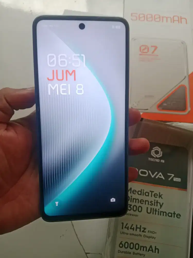 Techno Pova 7 5G ram 8/128 fullset mulus nominus NFC jaringan 5G