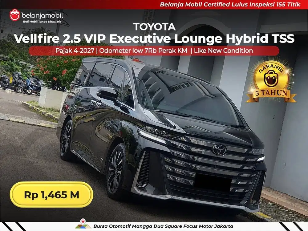 [ LOW KM 7RB ] Toyota Vellfire VIP Executive Lounge Hybrid 2024 2025
